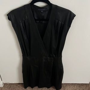 A black short romper